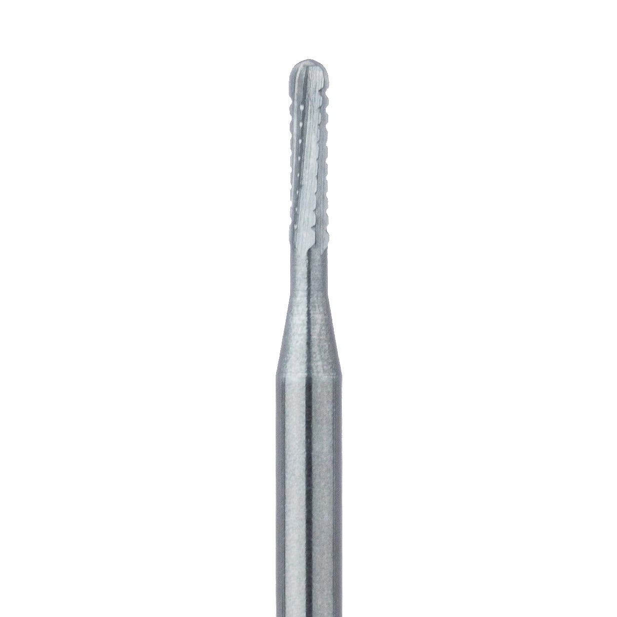Meisinger Tungsten Carbide Bur FG 1557, Round End Cylinder Cross Cut, 1.0 mm Diameter, 100/Pack (C1557FG)