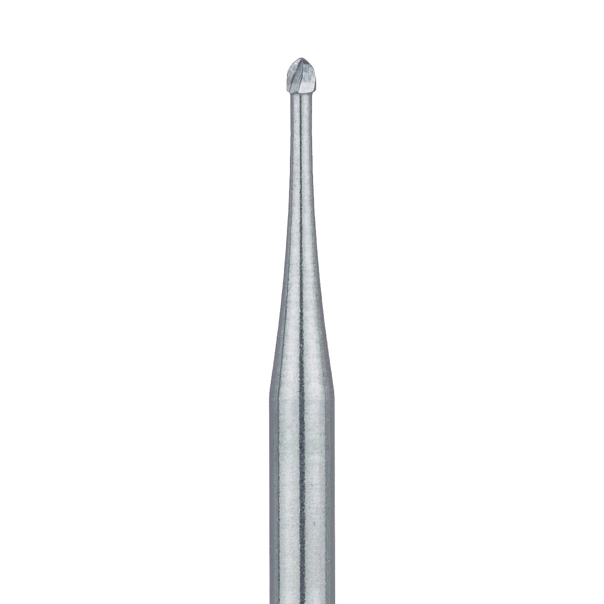 Meisinger Tungsten Carbide Bur HM 1 Round FG, Size #1, 0.8 mm Diameter, 5/Pkg, HM1-008-FG