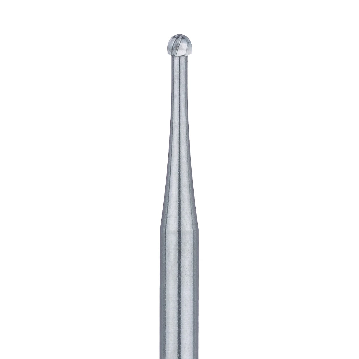 Meisinger HM1-010-FG Operative Carbide Bur, Round #2, 1.0 mm Head, Friction Grip, 5/Pk