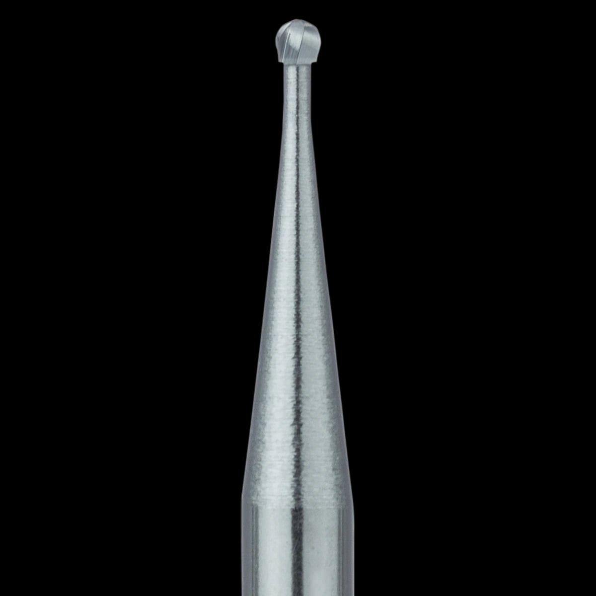 Meisinger HM1-010-RA Operative Tungsten Carbide Bur, Round #2, 1.0 mm, Right-Angle (RA) Latch, 5/Pk