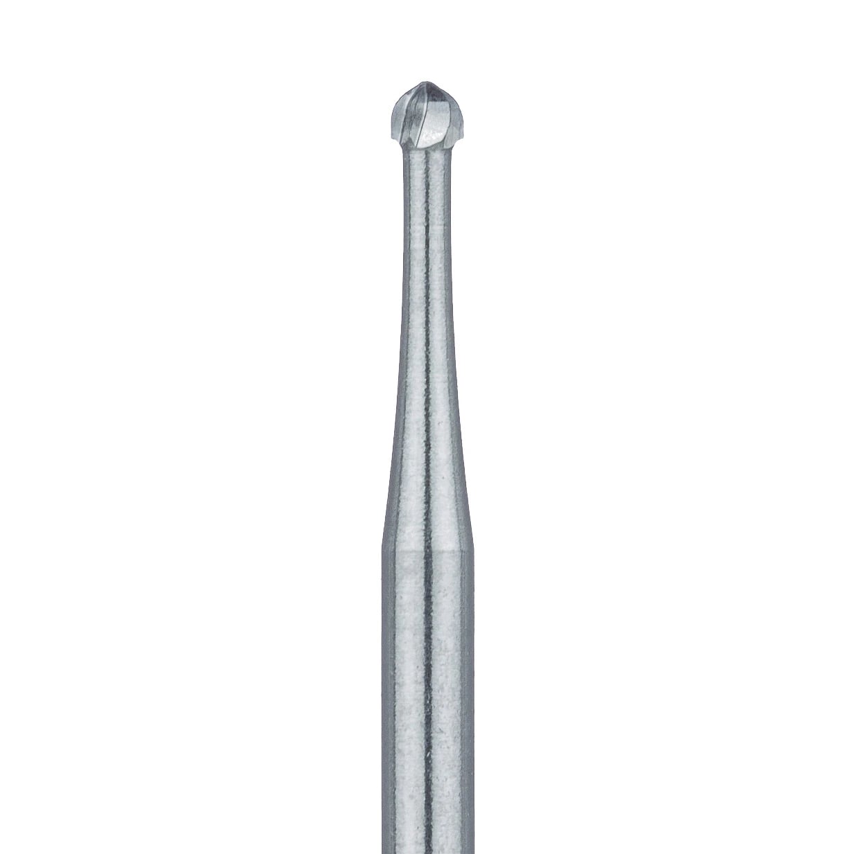 Meisinger HM1-012-FG Tungsten Carbide Bur, Round, #3, 1.2 mm, Friction Grip, 5/Pk