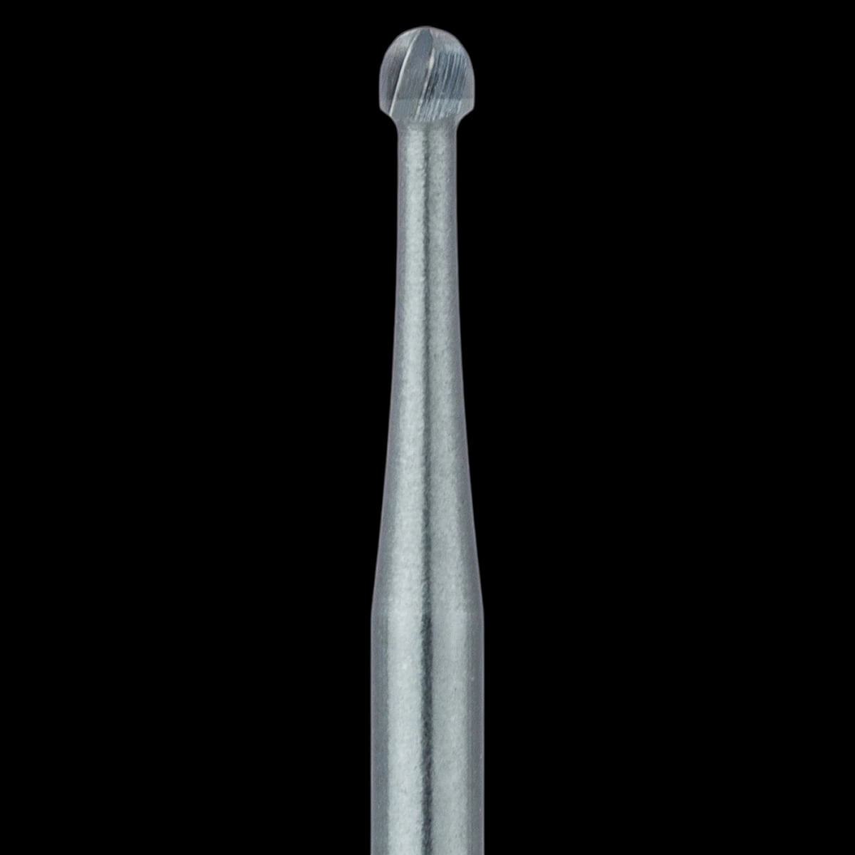 Meisinger HM1 Tungsten Carbide Bur, Round #4, 1.4 mm Diameter, Friction Grip Extra Long (FGXL/Surgical), 5/Pkg, HM1-014-SU