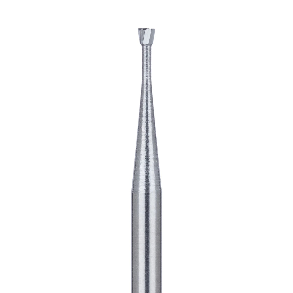 Meisinger Operative Tungsten Carbide Bur, Friction Grip, Inverted Cone, #34, 0.8 mm, 5/Pk, HM2-008-FG