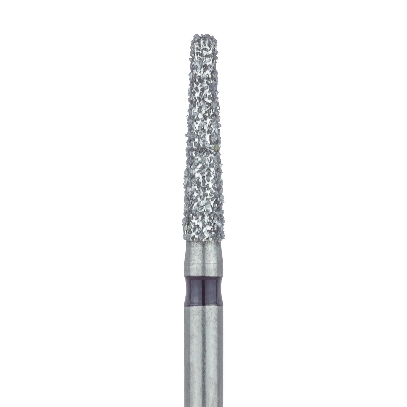 Meisinger 847RH-018-FG Diamond Bur, Super Coarse (Black), Round Edge Tapered, Friction Grip, 1.8 mm Head, 5/Pack