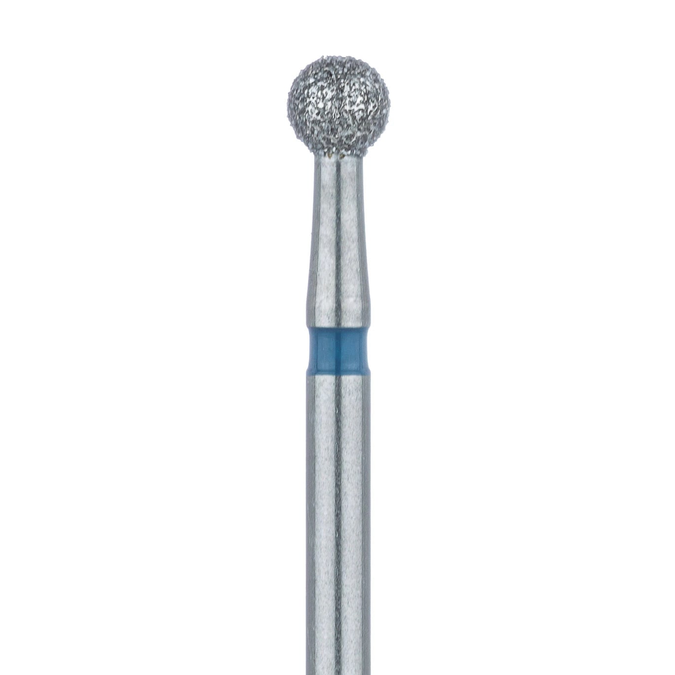Meisinger Diamond Bur, FG, Round, Medium Grit (Blue), 2.5mm, 801-025, Pack of 5
