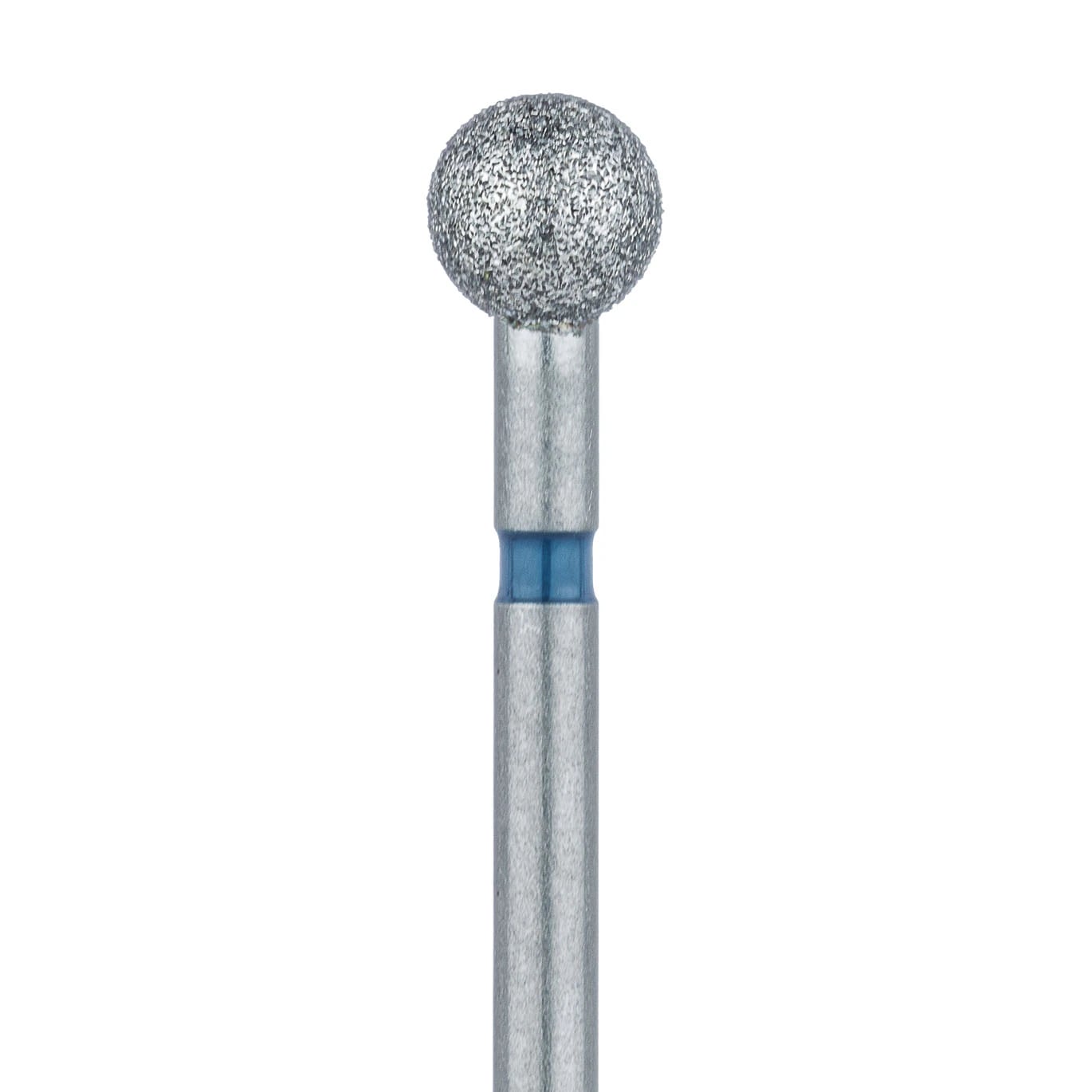 Meisinger 801-035-FG Diamond Bur, Round, Medium Grit, 3.5 mm, Friction Grip, 2/Pk