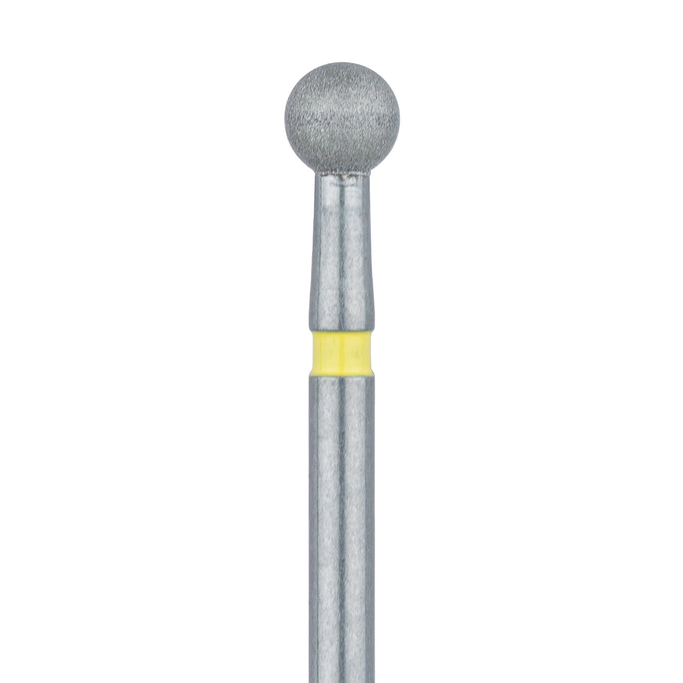 Meisinger 801C-027-FG Diamond Bur, Round, 2.7mm, X-Fine Grit, Friction Grip, 5/Pk