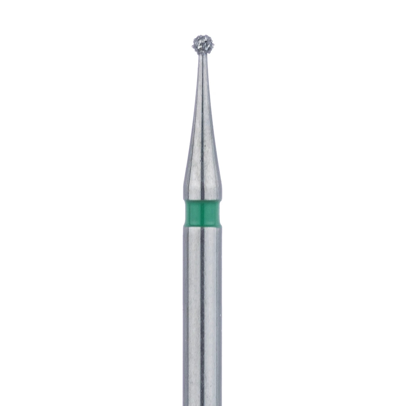 Meisinger Multi-Use Diamond Bur, FG, Round, #801G, 0.9 mm, Coarse, Green, 5/Pk, 801G-009-FG