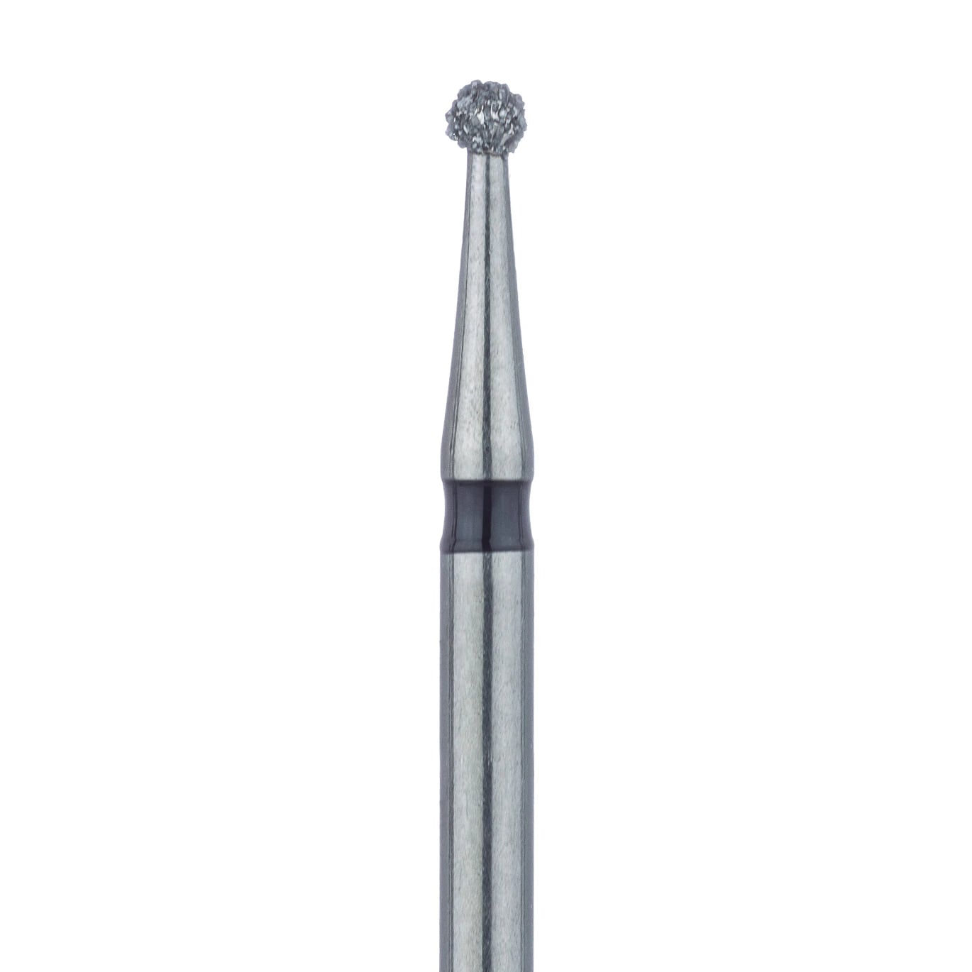 Meisinger 801H-014-FG Diamond Bur, FG, Super Coarse (Black), Round, 1.4 mm Head Diameter, 5/Pkg