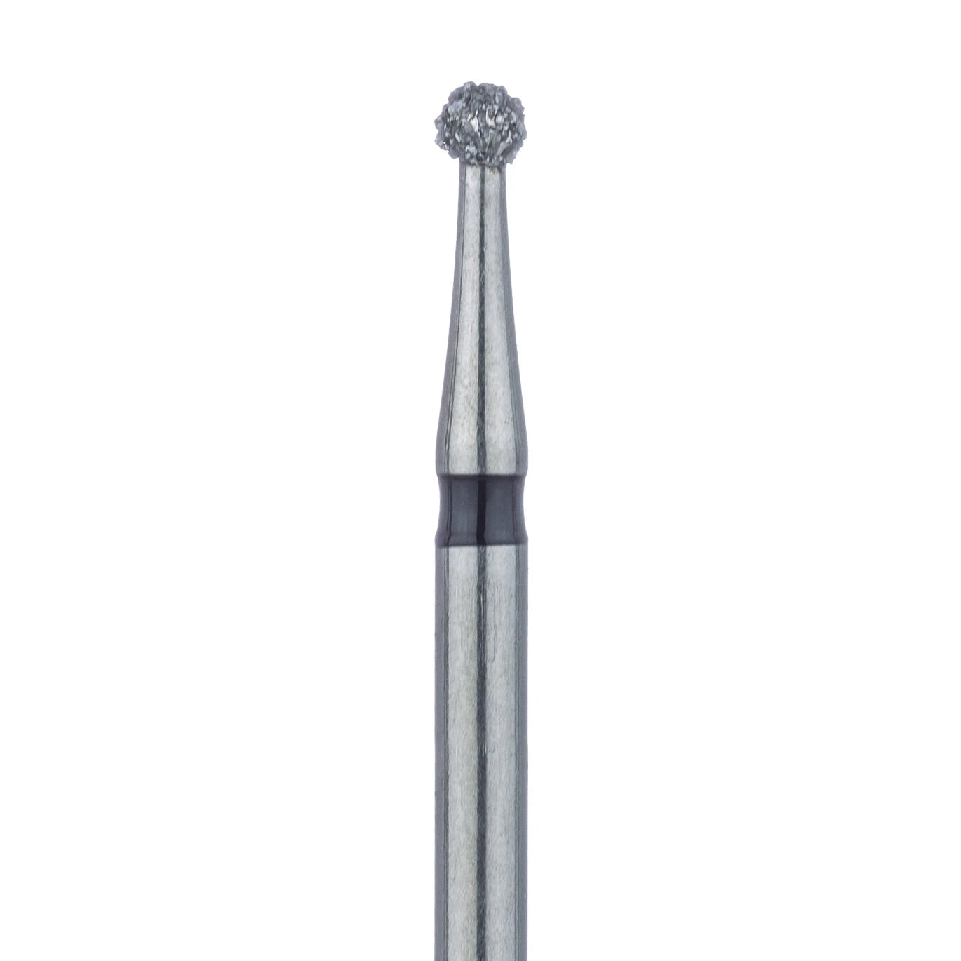Meisinger 801H-016-FG Diamond Bur, FG, Super Coarse (Black), Round, 1.6 mm Head Diameter, 5/Pkg