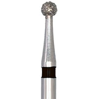 Meisinger 801H-016 FGXL (SU) Surgical Diamond Bur, Round, Super Coarse (X-Coarse), 1.6 mm, 5/Pack
