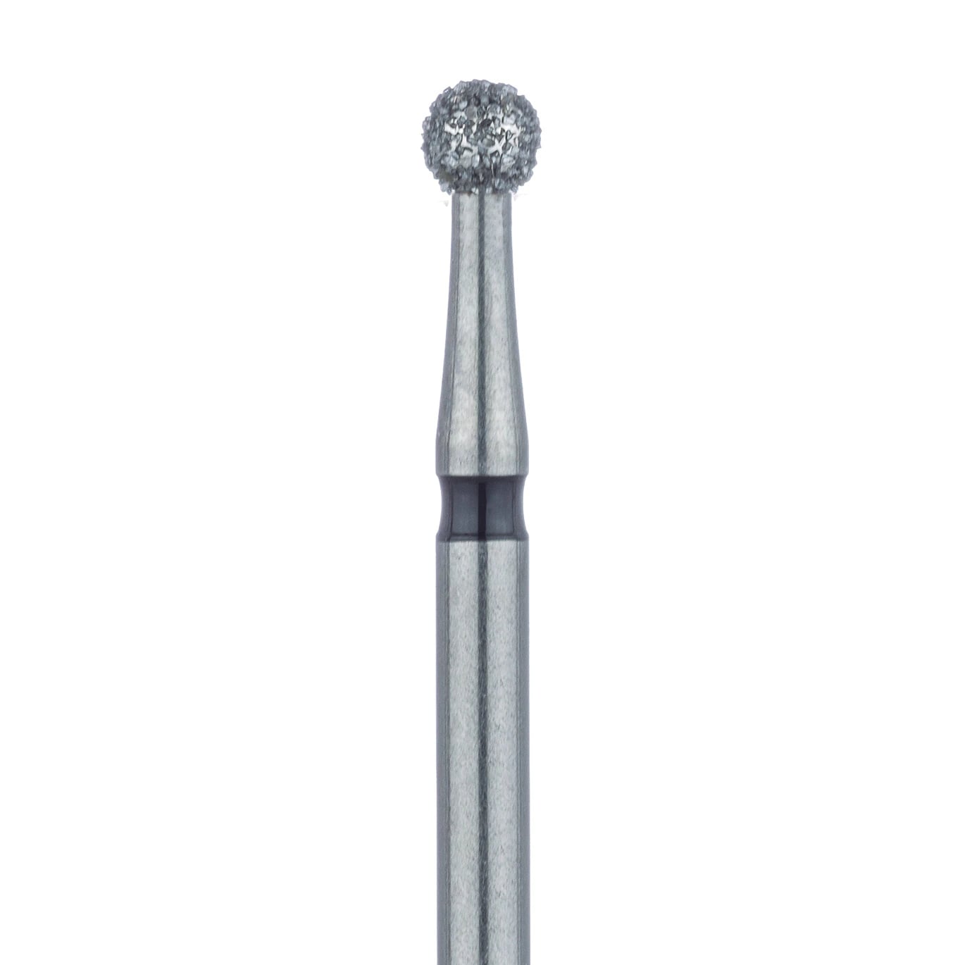 Meisinger 801H-021-FG Diamond Bur, FG, Super Coarse (Black), Round, 2.1 mm Head, 5/Pkg