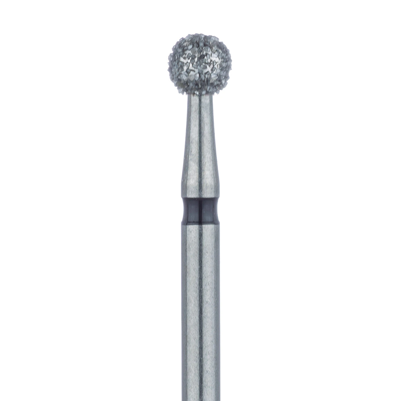 Meisinger 801H-027-FG Diamond Bur, Round, X-Coarse, 2.7mm, Friction Grip, 5/Pk