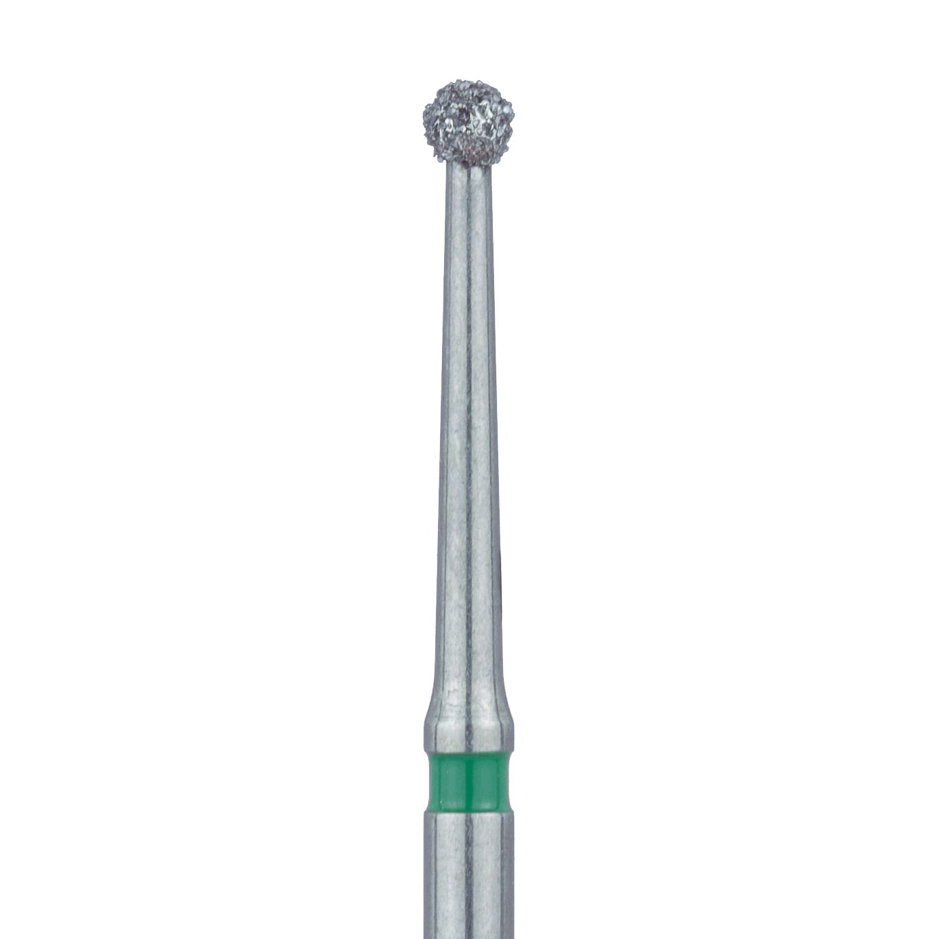 Meisinger Multi-Use Diamond Bur, FG, Round, #801LG, 1.6 mm, Coarse, Green, 5/Pk, 801LG-016-FG