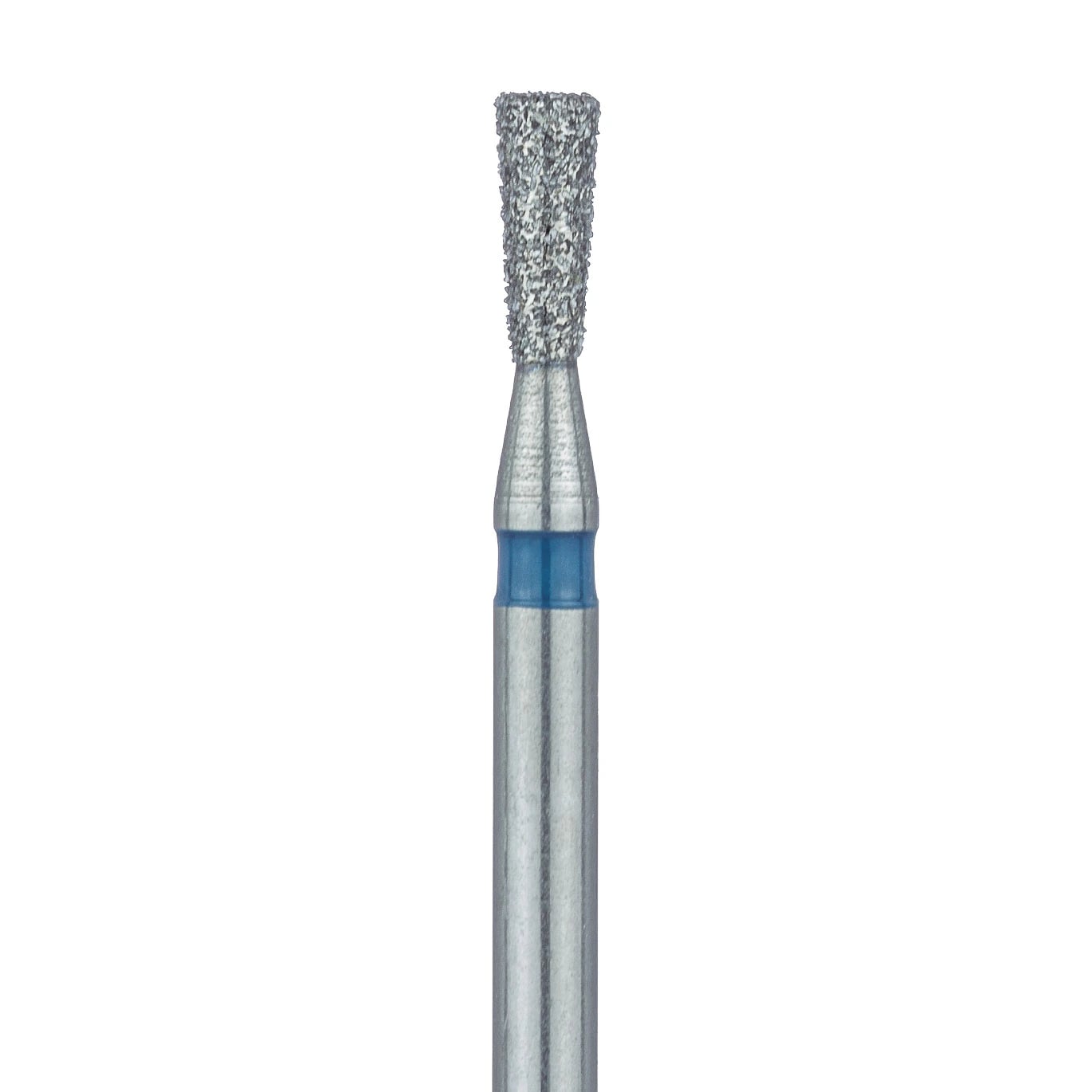 Meisinger Diamond Bur FG, Inverted Cone, Medium Grit, Blue Ring, 807-016-FG, 1.6 mm Head Diameter, 4.0 mm Head Length, 5/Pkg