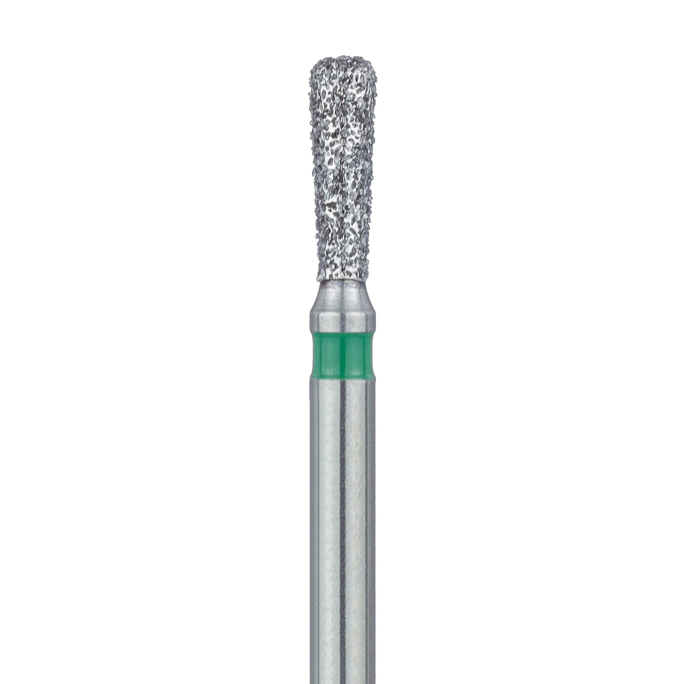 Meisinger 808LG-016-FG Coarse Diamond Bur, Long Pear, Friction Grip, 1.6 mm, 5/Pk