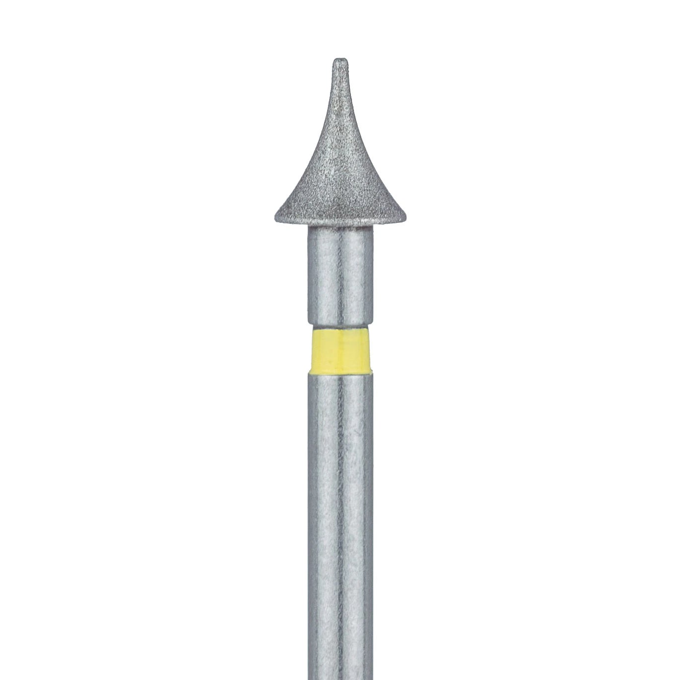 Meisinger 820C-031-FG Extra Fine Diamond Bur, Interproximal Mosquito, Friction Grip, 3.1 mm Head, 5/Pk