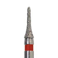 Meisinger Multi-Use Diamond Bur, RA, Interproximal Mosquito #820F, 1.6 mm, Fine (Red), 5/Pk, 820F-016-RA