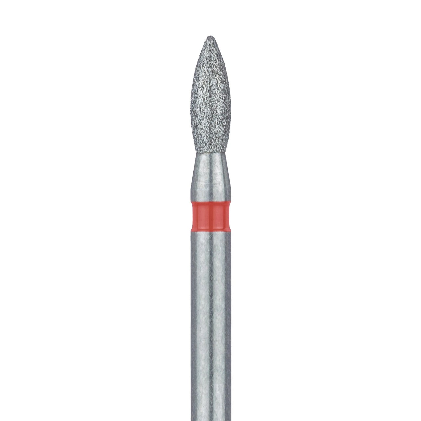 Meisinger 830F-016-FG Fine Diamond Bur, Pointed Football, Friction Grip, 1.6 mm Head, 5/Pk