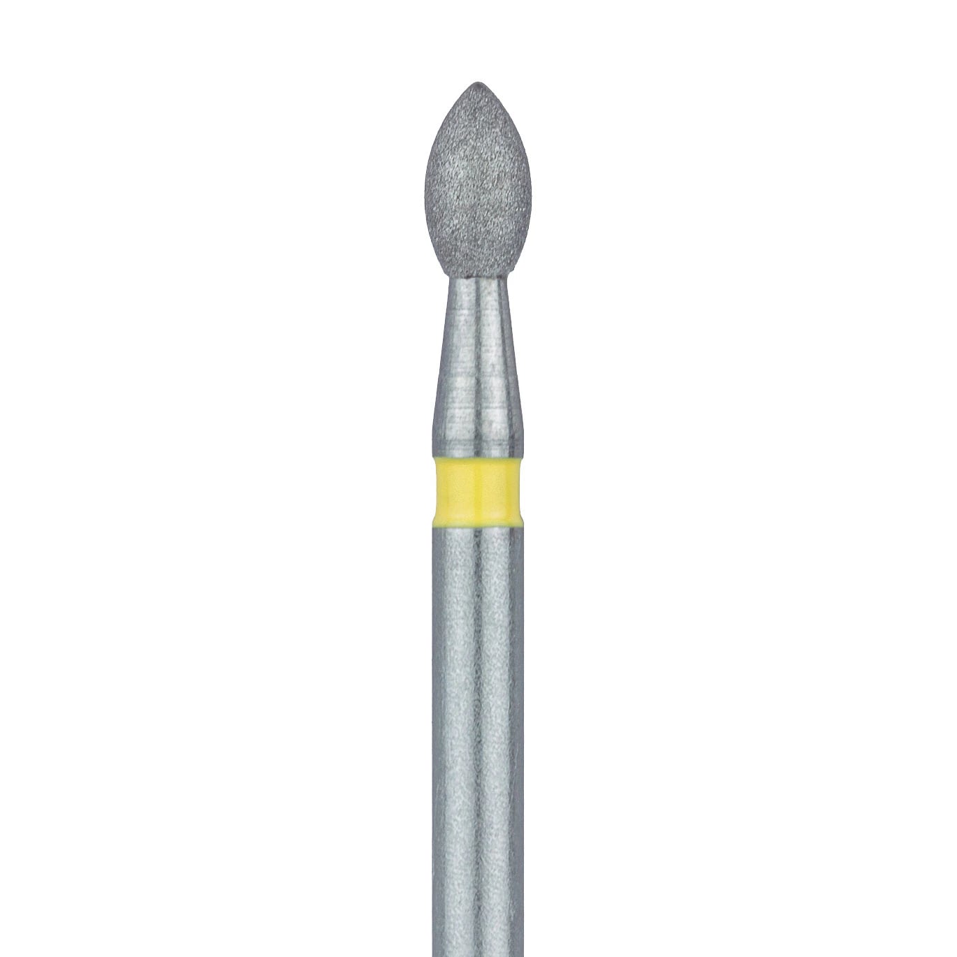 Meisinger 831C-018-FG Diamond Bur, Extra Fine (X-Fine), Pointed Football, Friction Grip, 1.8 mm Head Diameter, 5/Pk