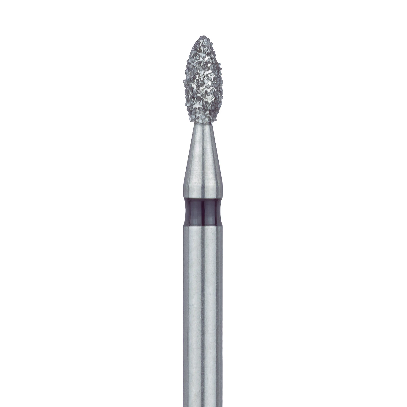 Meisinger 831H-016-FG Super Coarse Diamond Bur, Pointed Football, Friction Grip, 1.6 mm Head, 5/Pk
