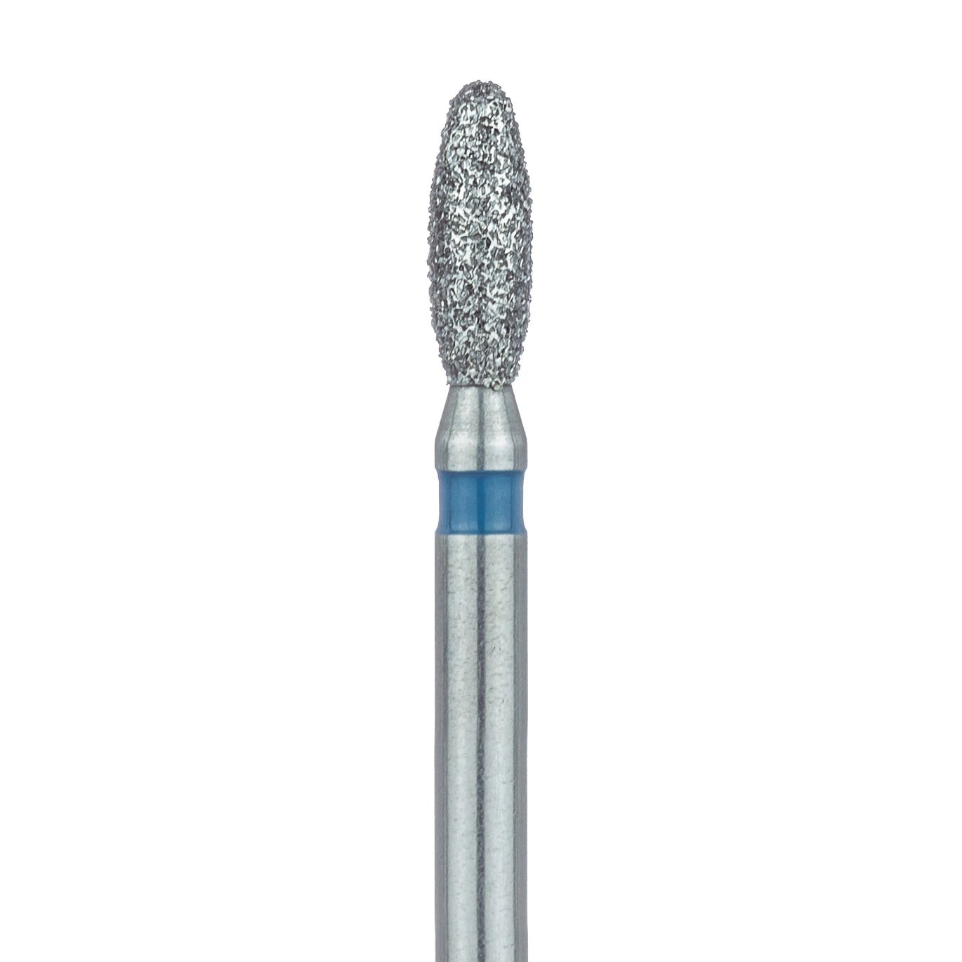 Meisinger Multi-Use Diamond Bur, FG, Long Football, #833L, 1.8 mm, Medium Grit, Blue Ring, 5/Pk, 833L-018-FG