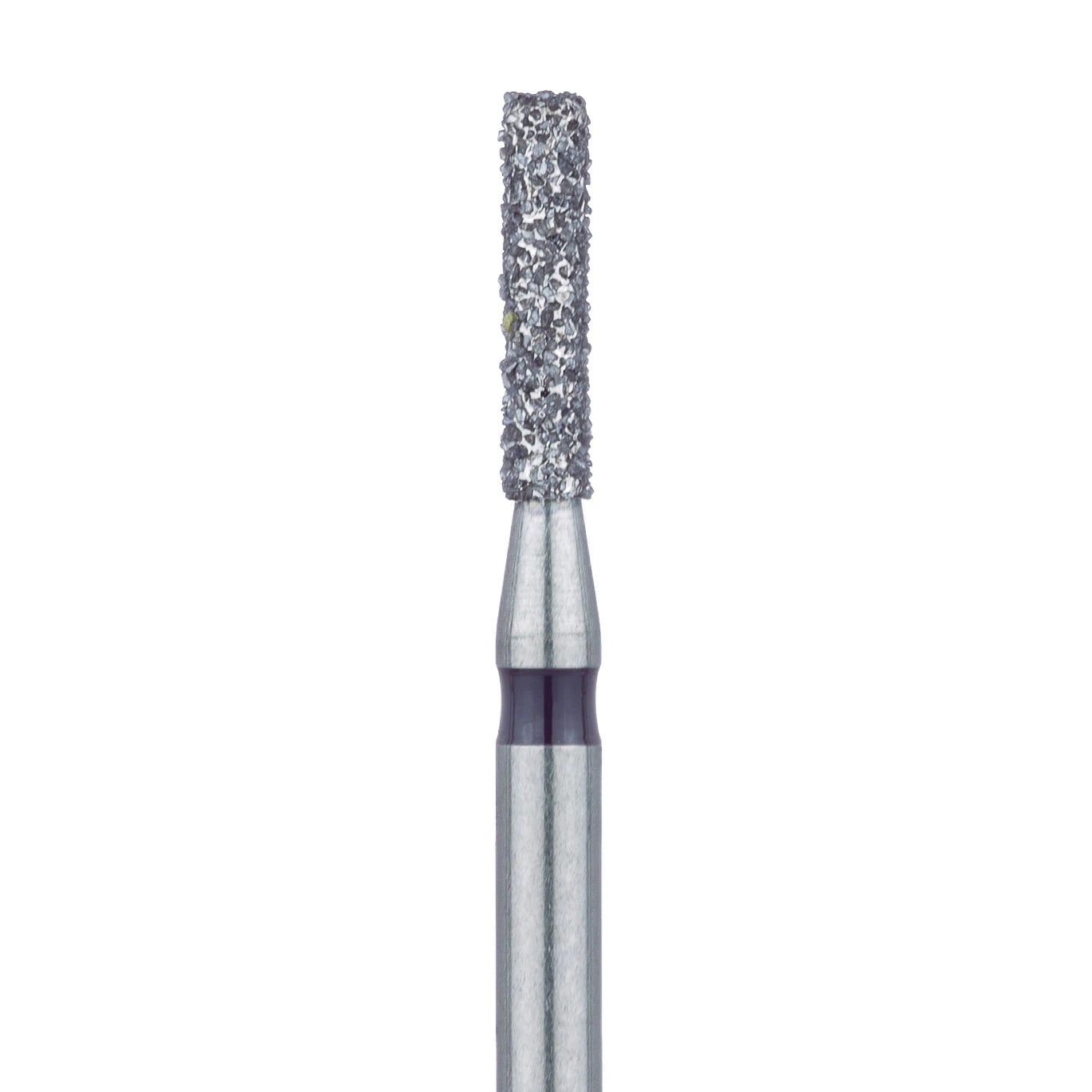 Meisinger 841H-014-FG Diamond Bur, Super Coarse, Round Edge Cylinder, Friction Grip, 1.4 mm Head Diameter, 6.0 mm Head Length, 5/Pkg