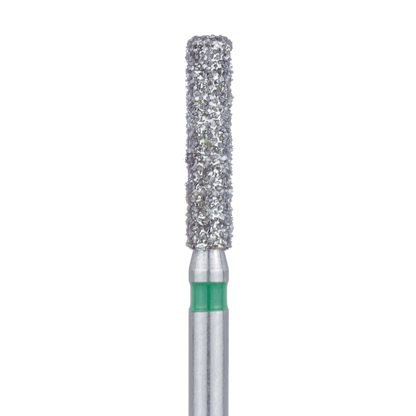Meisinger 842G-018-FG Diamond Bur, Coarse, Round Edge Cylinder, Friction Grip, 1.8 mm Diameter, 8.0 mm Length, 5/Pk