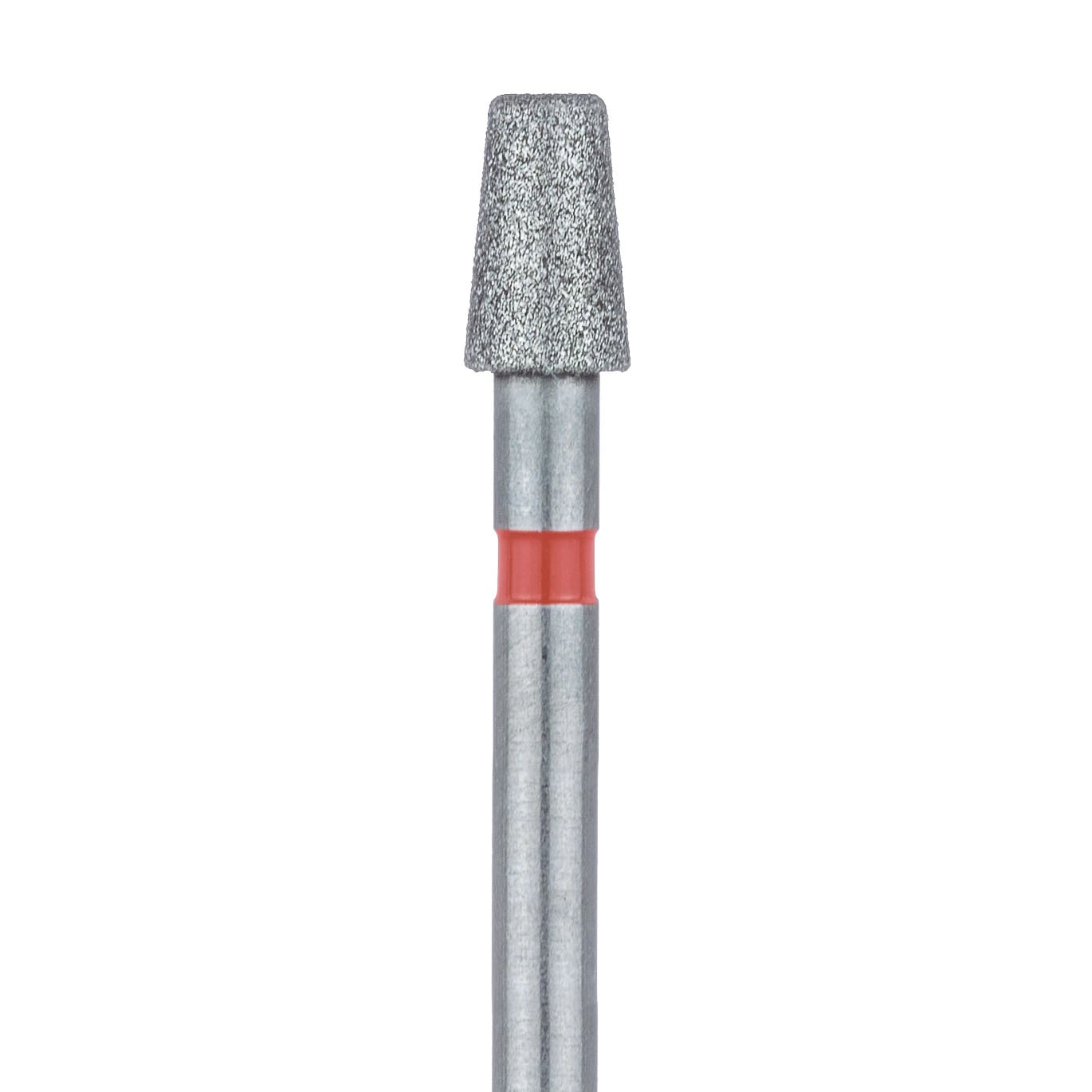 Meisinger Multi-Use Diamond Bur, FG, Tapered Round Edge, #845RF, 2.5 mm, Fine, Red, 5/Pk, 845RF-025-FG