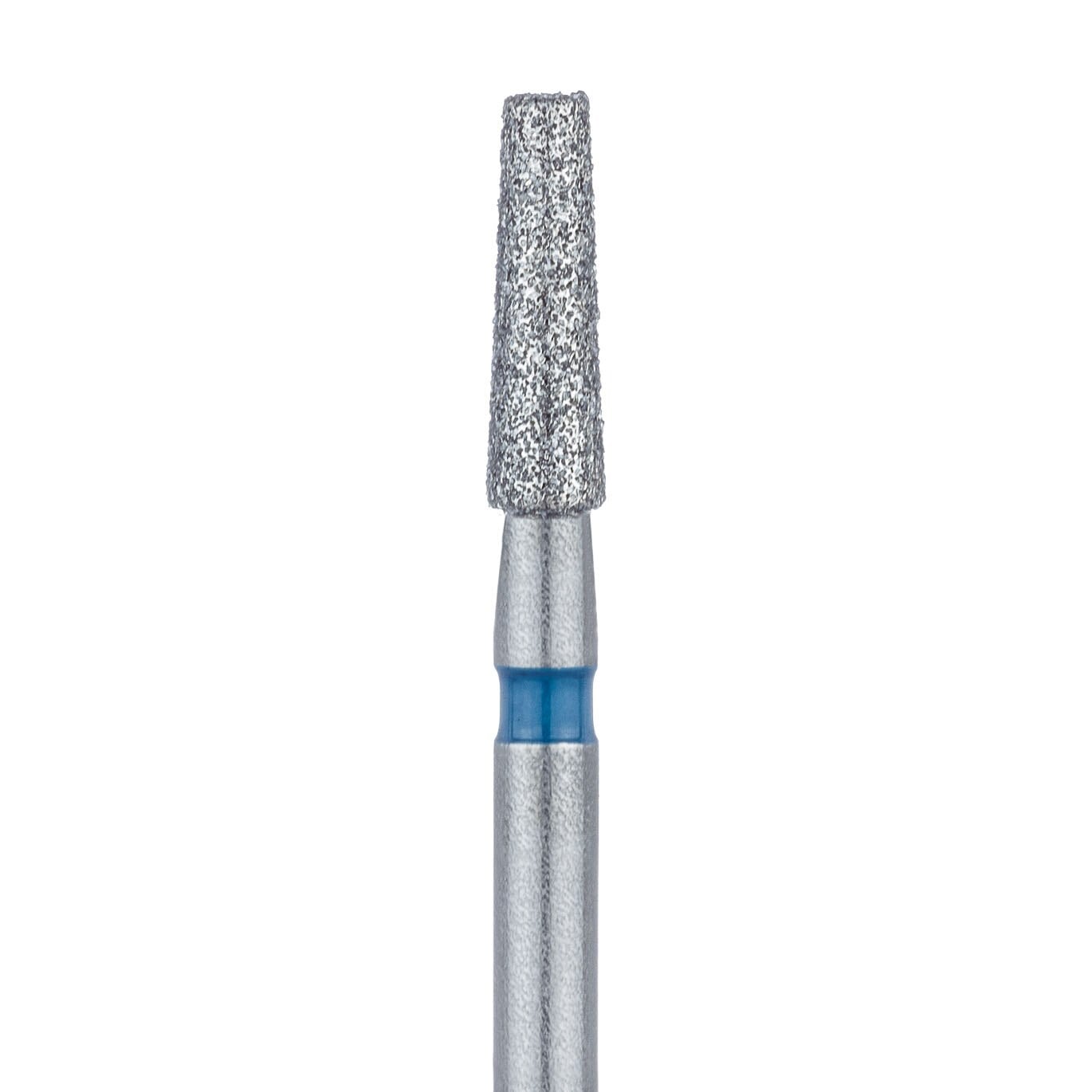 Meisinger 846-018-FG Multi-Use Diamond Bur, Flat End Tapered, Medium Grit (Blue), 1.8mm Head, FG, 5/Pk