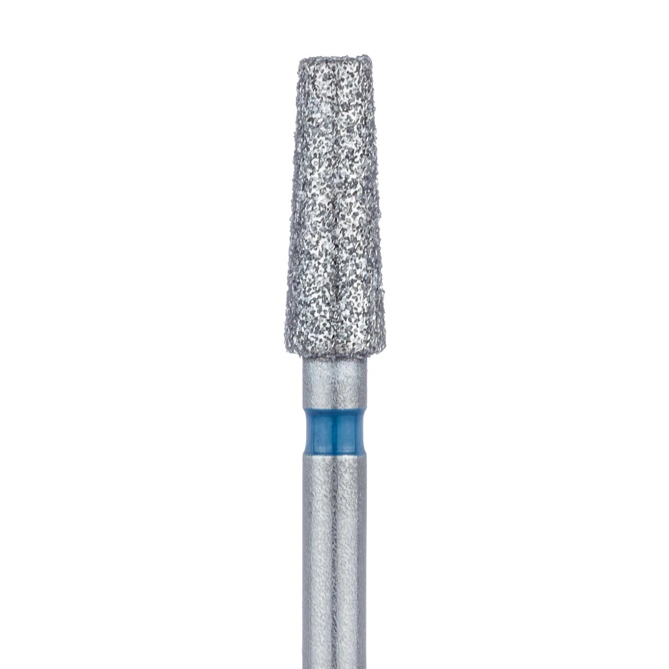 Meisinger 846-025-FG Diamond Bur, Flat End Tapered, Medium Grit, 2.5 mm Head Diameter, 7 mm Working Length, Friction Grip, 5/Pack