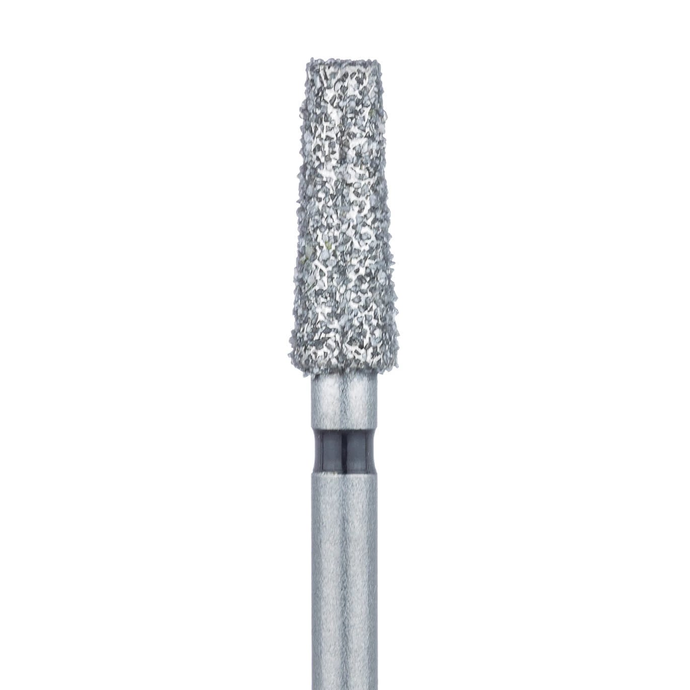 Meisinger 846H-025-FG Diamond Bur, Super Coarse, Flat End Tapered, Friction Grip, 2.5 mm Head Diameter, 7.0 mm Head Length, 5/Pack