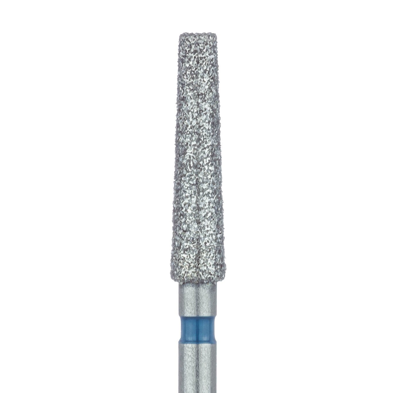 Meisinger 848-023-FG Diamond Bur, Medium Grit, Flat End Tapered, FG, 2.3 mm Head Diameter, 10 mm Working Length, 5/Pack