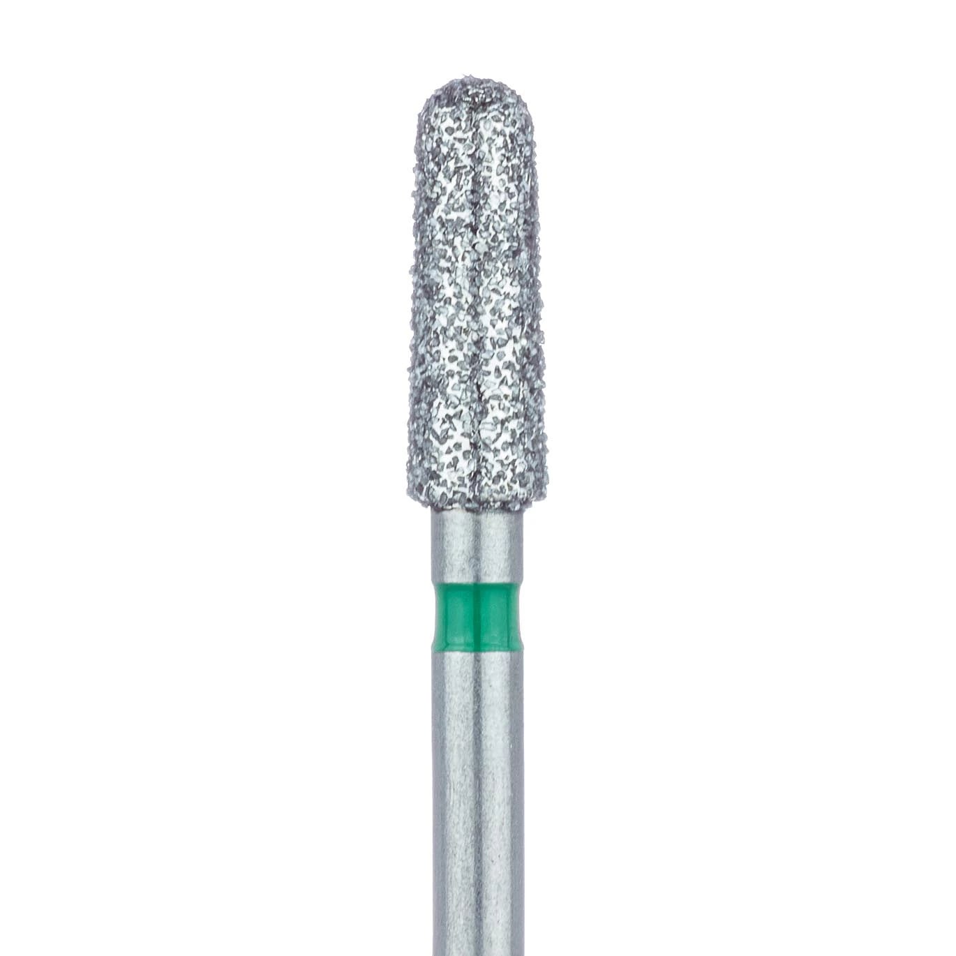 Meisinger Multi-Use Diamond Bur, FGSS, Round End Taper Chamfer, #849G, 2.5 mm, Coarse (Green), 5/Pk, 849G-025-SS