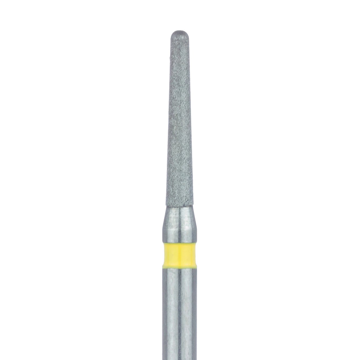 Meisinger 850C-012-FG Extra Fine Diamond Bur, Round End Tapered Chamfer, Friction Grip, 1.2 mm, 5/Pk