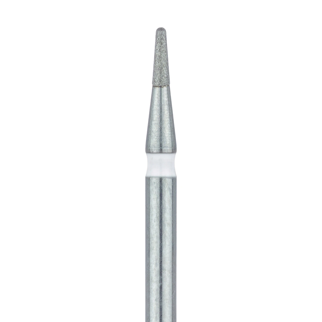 Meisinger 855LU-009-FG Diamond Bur, Round-End Tapered, Ultra Fine Grit, 0.9 mm Head Diameter, Friction Grip, 5/Pkg