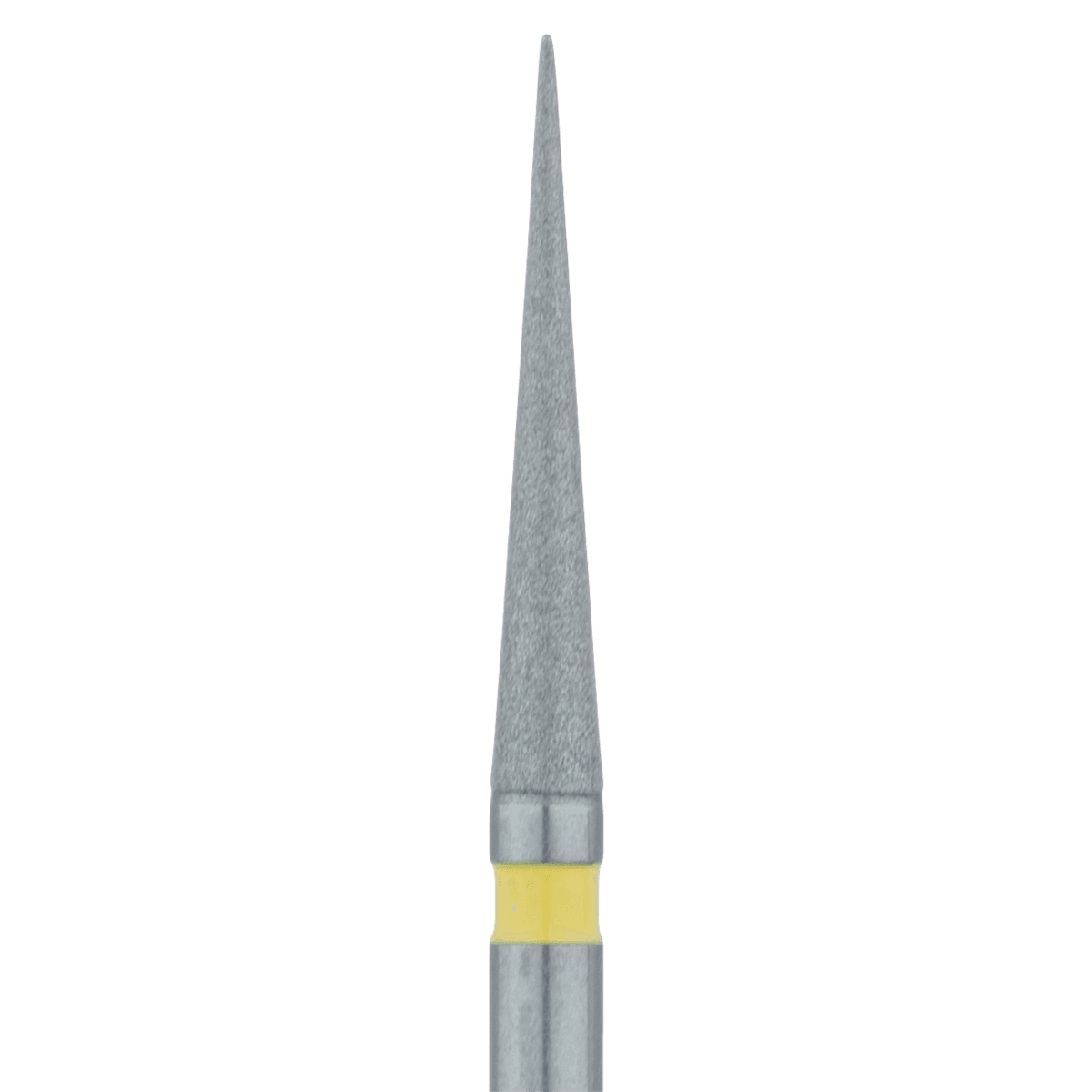 Meisinger Multi-Use Diamond Bur, FG, Long Needle, #859C, 1.4 mm, Extra Fine, Yellow, 5/Pk, 859C-014-FG