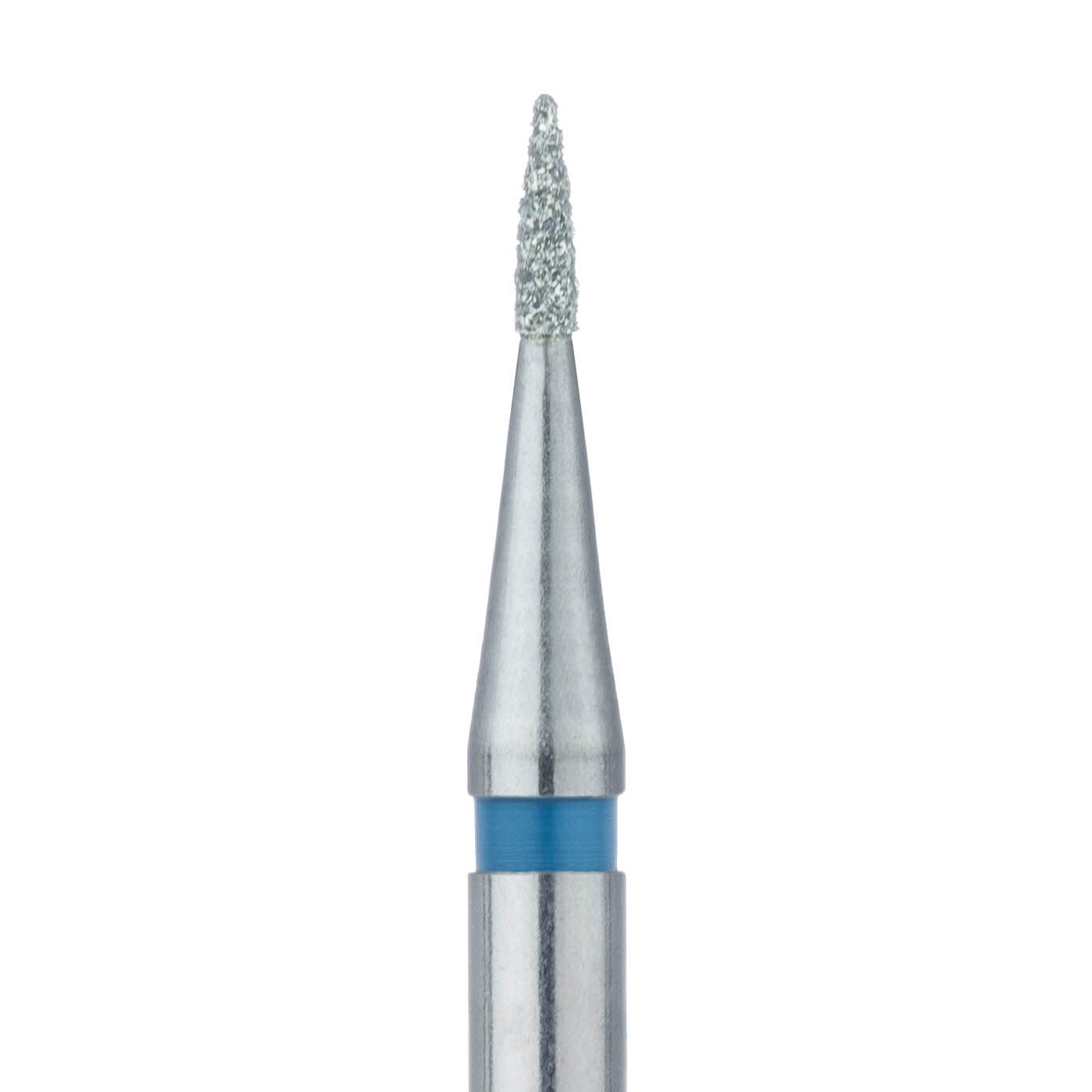 Meisinger 860-010-RA Medium Diamond Bur, Short Flame, Right Angle, 1.0 mm Diameter, 5/Pack