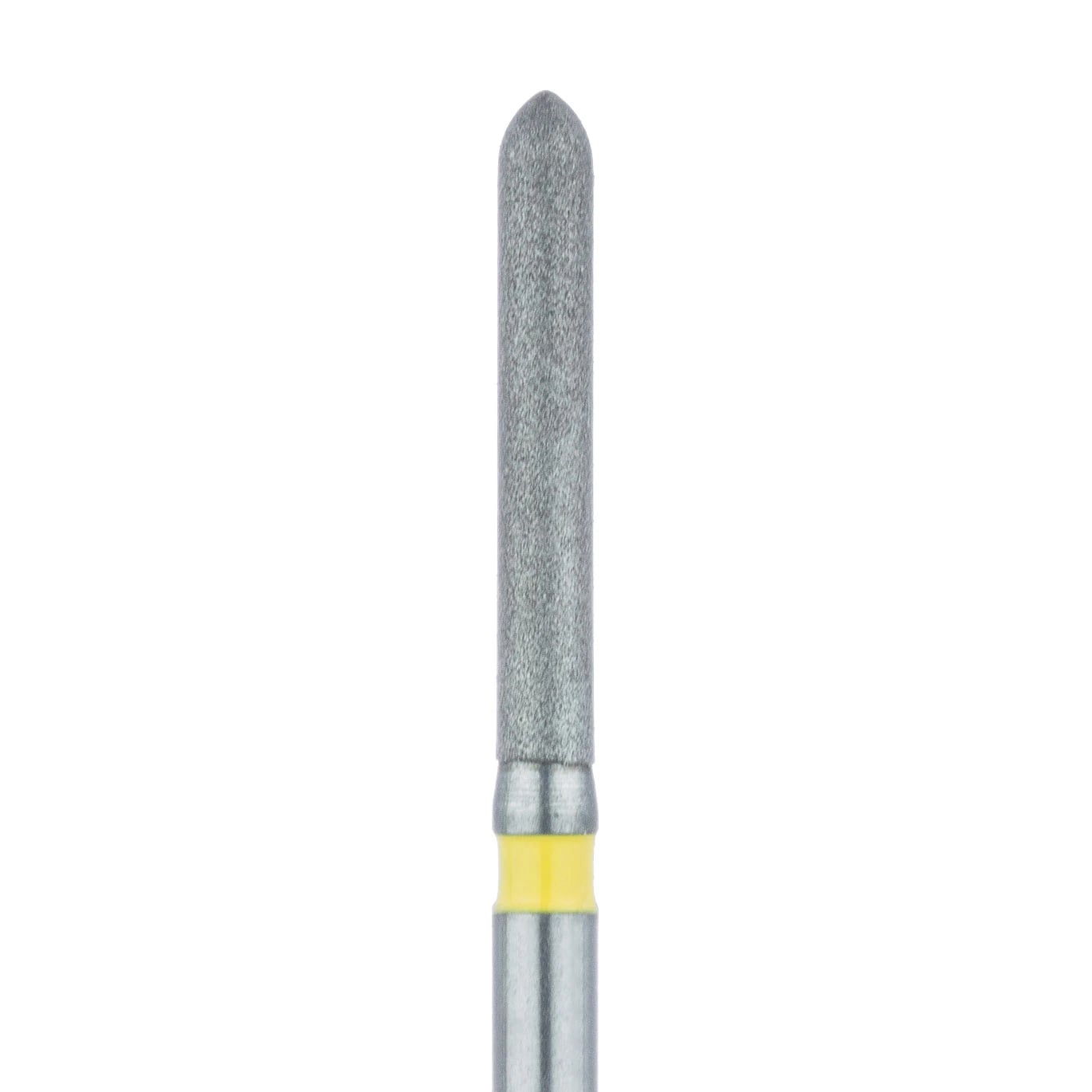 Meisinger 869C-014-FG Diamond Bur, Extra Fine, Torpedo with Beveled Tip, Friction Grip, 1.4 mm, 5/Pack