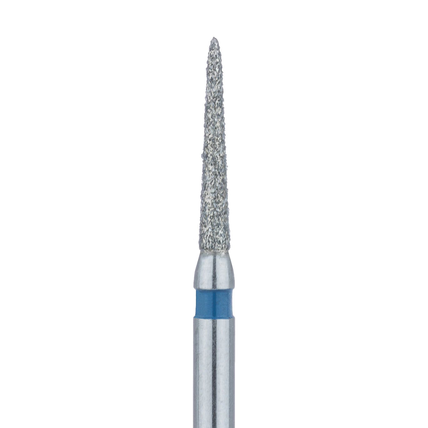 Meisinger Multi-Use Diamond Bur, FG, Modified Chamfer Torpedo, #872, 1.2 mm, Medium Grit, Blue, 5/Pk, 872-012-FG