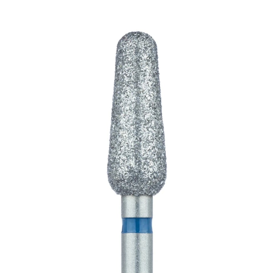 Meisinger 875-045-HP Multi-Use Diamond Bur, Medium Grit, Long Torpedo, 4.5 mm, HP Shank, 2/Pk