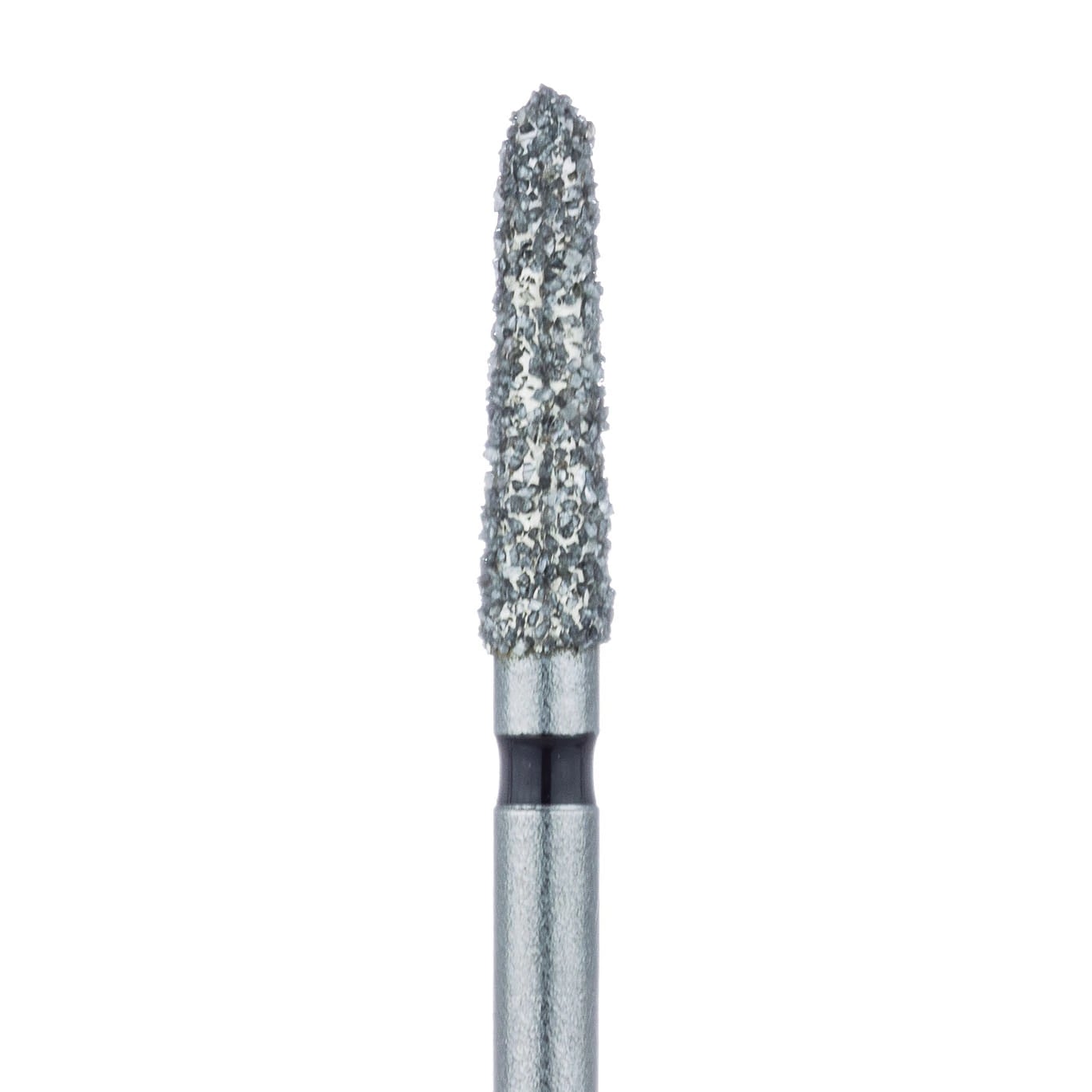 Meisinger 878H-021-FG Multi-Use Diamond Bur, Super Coarse, Tapered Torpedo/Modified Chamfer, 2.1 mm, Friction Grip, 5/Pk