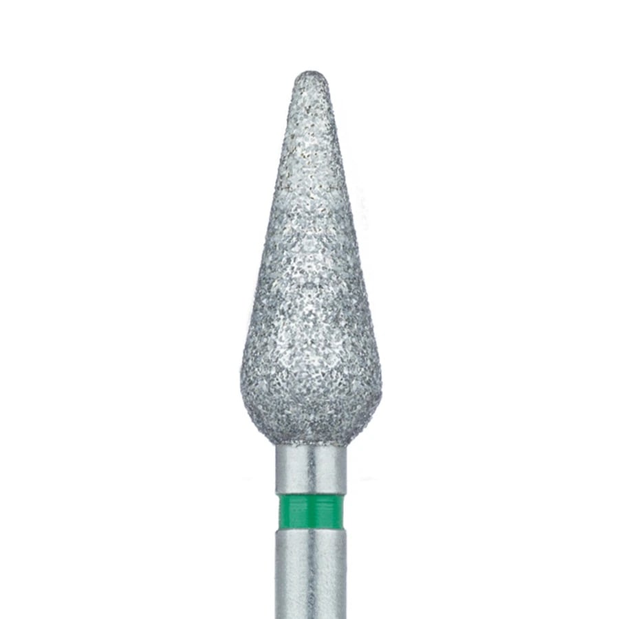 Meisinger 879G-047-HP Coarse Diamond Bur, Long Modified Chamfer, FG/HP, 4.7 mm, 2/Pack