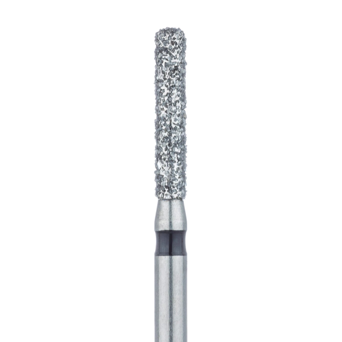 Meisinger 883H-016-FG Diamond Bur, Super Coarse, Round-End Cylinder, Friction Grip, 1.6 mm Head Diameter, 8.0 mm Head Length, 5/Pack