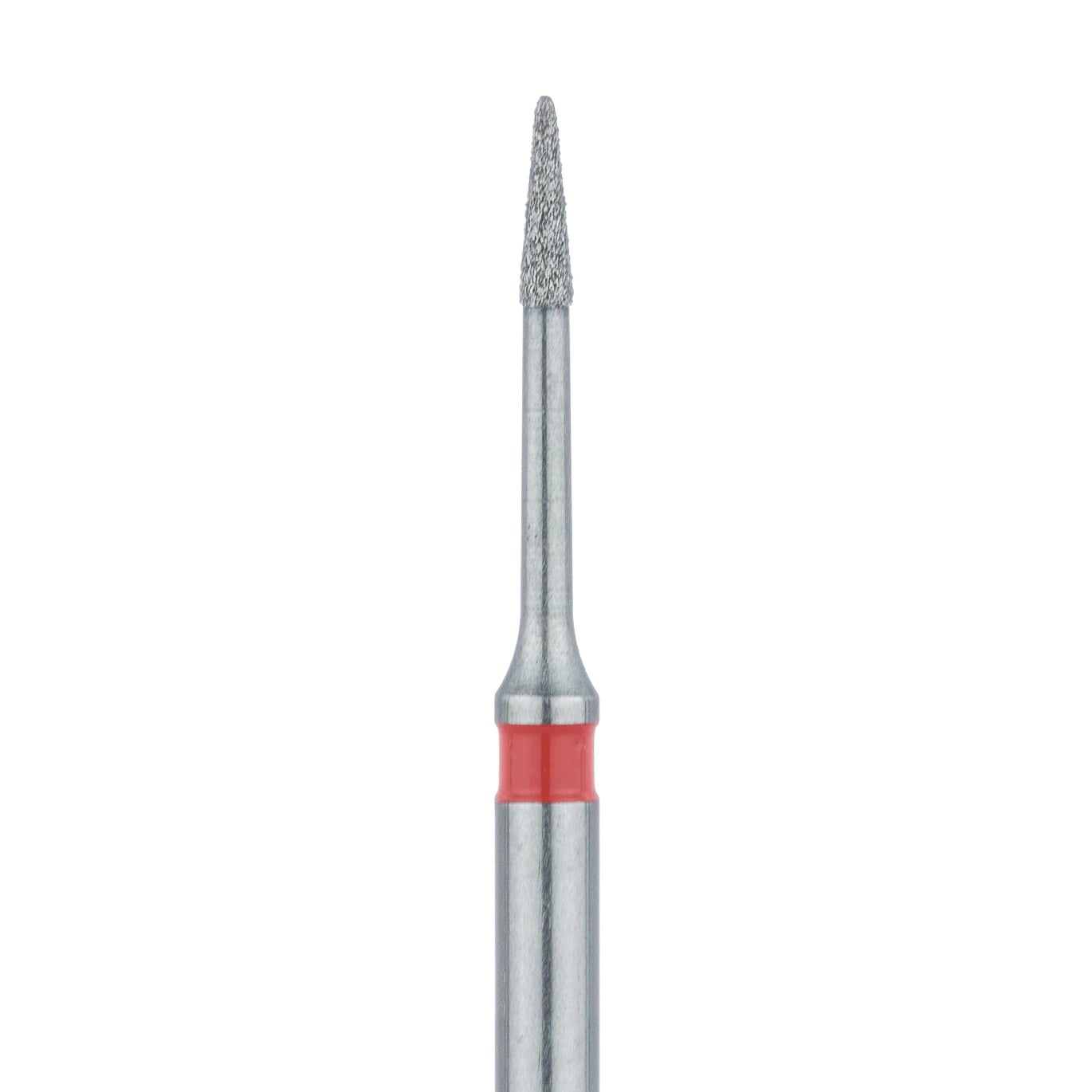 Meisinger 890LF-008-FG Fine Diamond Bur, FG, Long Shank, Needle Shape, 0.8 mm Head, 5/Pk