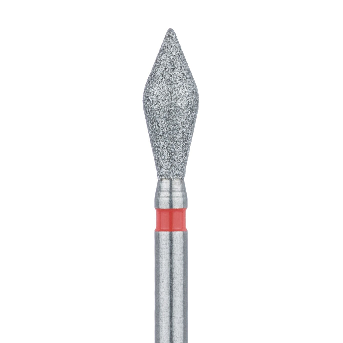 Meisinger 899F-027-FG Fine Diamond Bur, Modified Football Shape, Friction Grip, 2.7 mm Diameter, 5/Pk