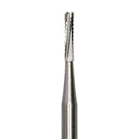 Meisinger #557 Surgical Carbide Bur, FGXL Friction Grip Extra Long, X-Cut Fissure, 1.0 mm, Clinic Pack of 100, C0557SU