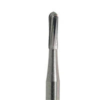 Meisinger Tungsten Carbide Bur, FG 1156, Round End Cylinder, 0.9 mm Head Diameter, 3.8 mm Working Length, 100/Pack, C1156FG