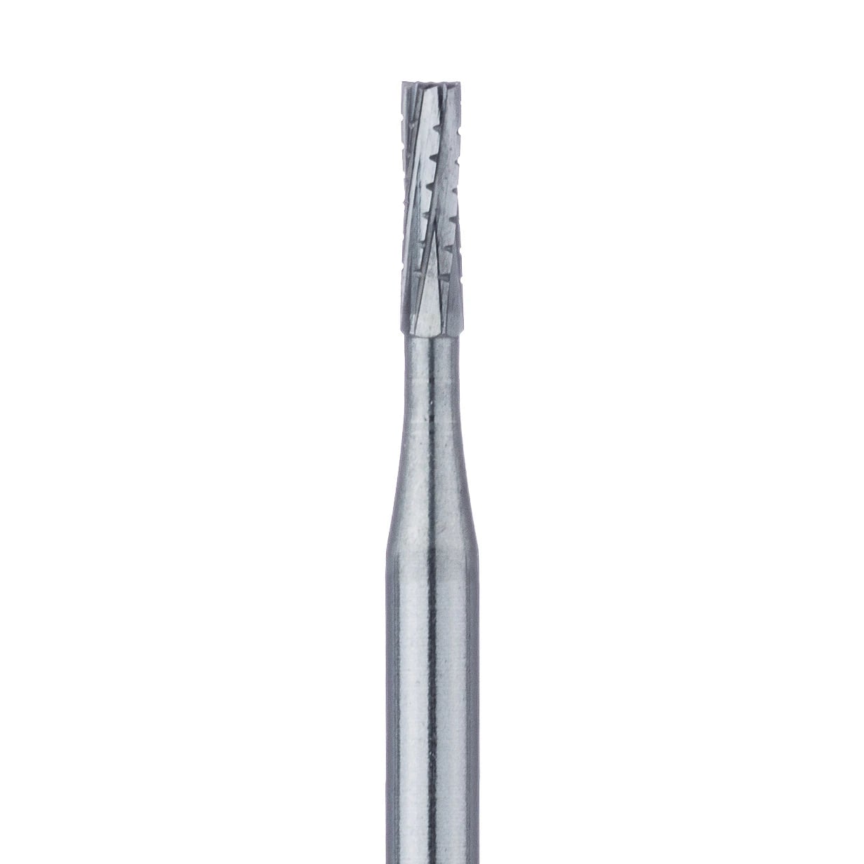 Meisinger Operative Tungsten Carbide Bur, #557 Straight Fissure Crosscut, FGSS (Friction Grip Short Shank), 1.0 mm, 5/Pk, HM31-010-SS