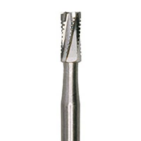 Meisinger Operative Tungsten Carbide Bur, X-Cut Fissure 561, Handpiece, Cylinder, 1.8 mm, 5/Pk, HM31-018-HP